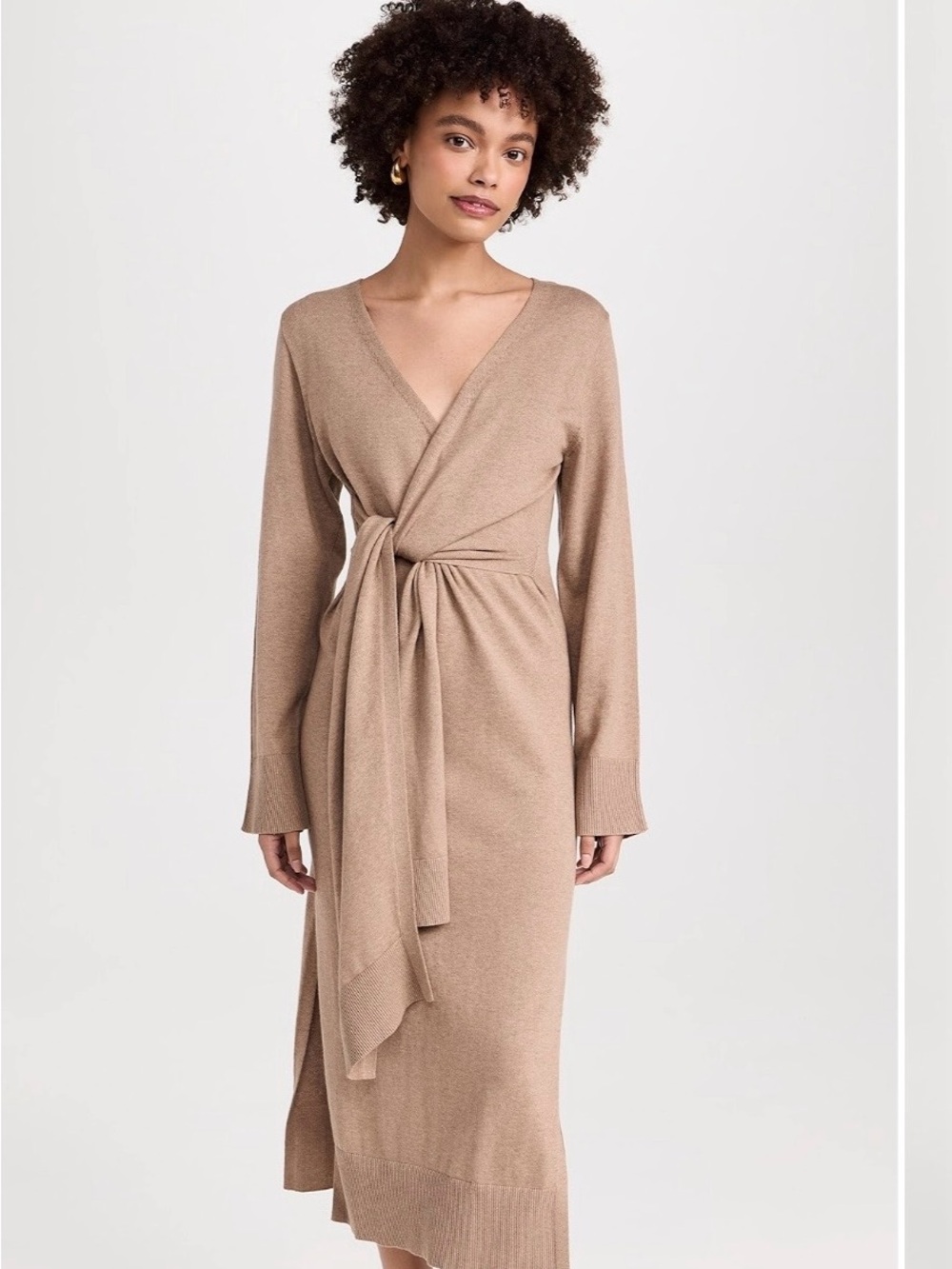 NWT - Jonathan Simkhai Wrap Knit Midi Dress